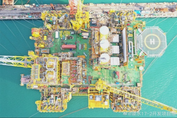 中海油陵水17-2半潜平台工作人员定位项目
