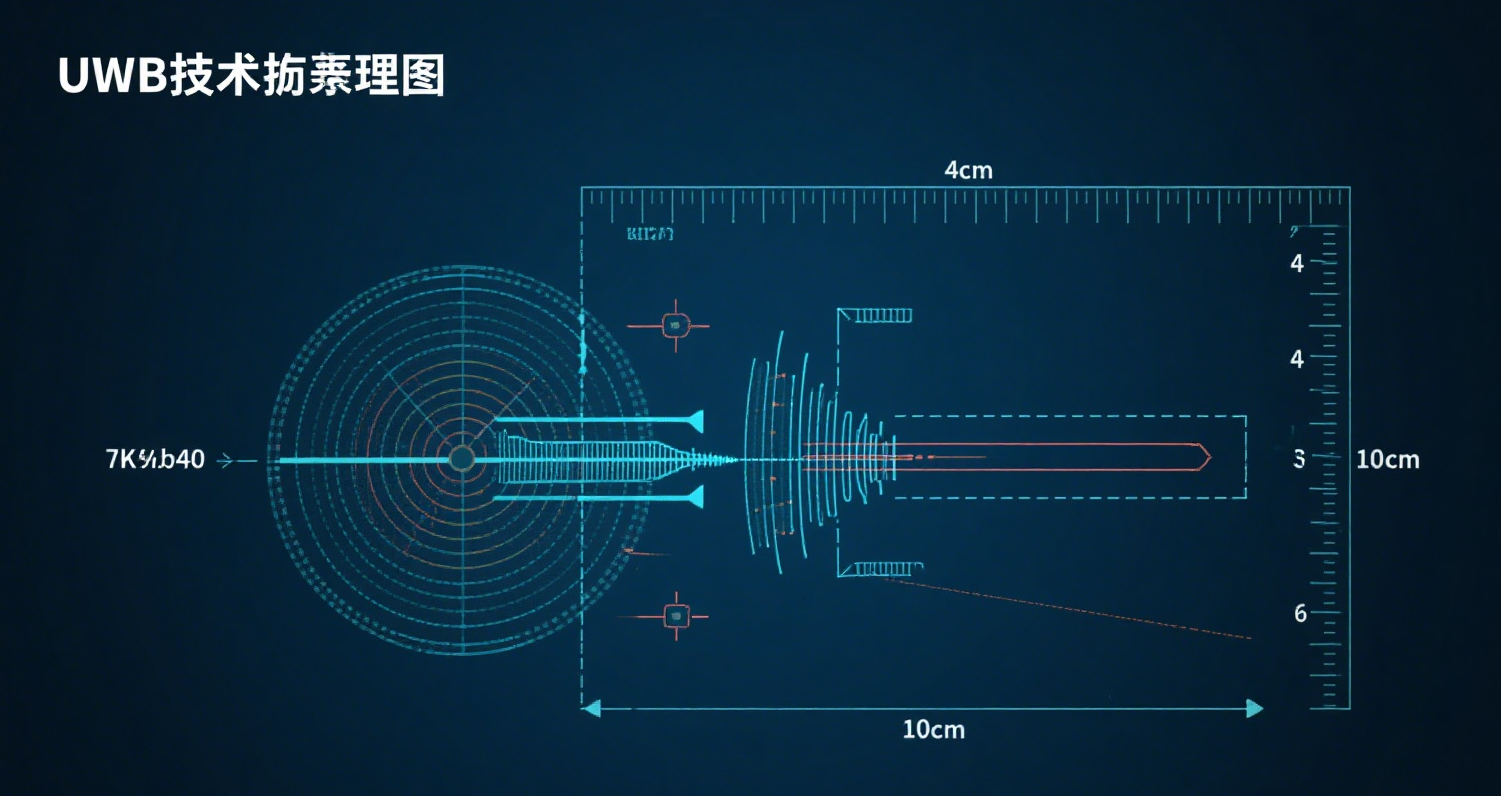 UWB技术原理图 UWB技术原理图